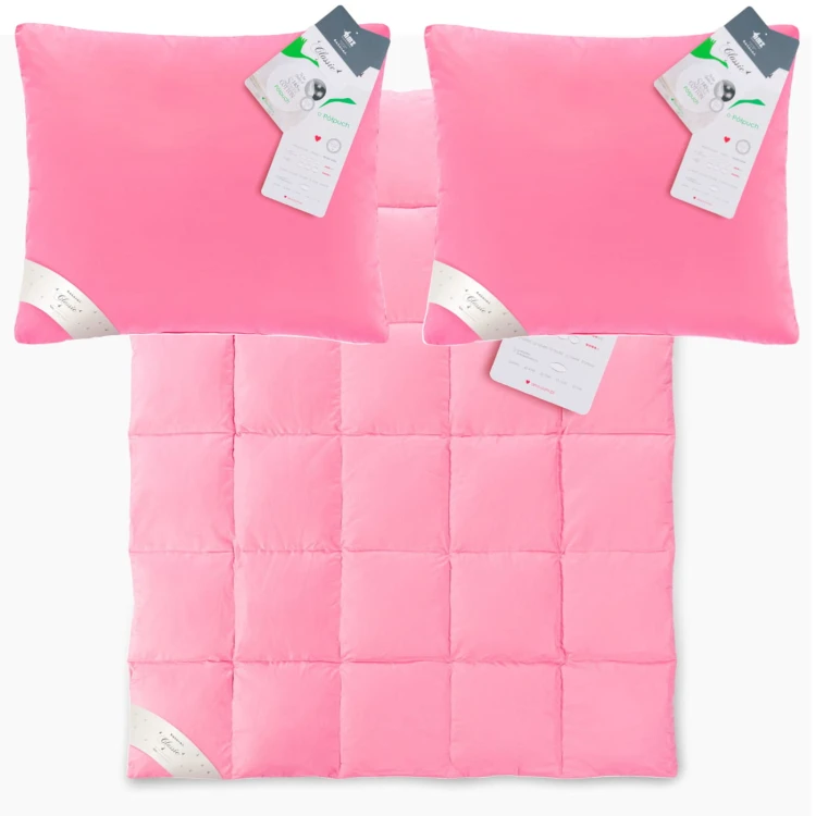 Komplet kołdra i poduszki 160x200 całoroczna Półpuch 5% AMZ