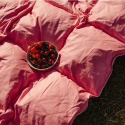 Kołdra całoroczna 160x200 Mr.Pillow Półpuch 5% w różowym kolorze
