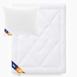 Komplet kołdra i poduszka 160x200 ANTYSTRES Active całoroczna antyalergiczna AMZ