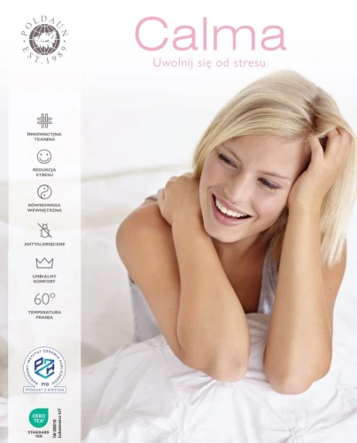 Kołdra 200x220 całoroczna Calma ulotka inofrmacyjna