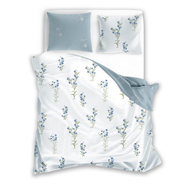 Przejdź do produktu Pościel bawełniana 200x220 Błękitna Łąka COTTAGE HOME 015