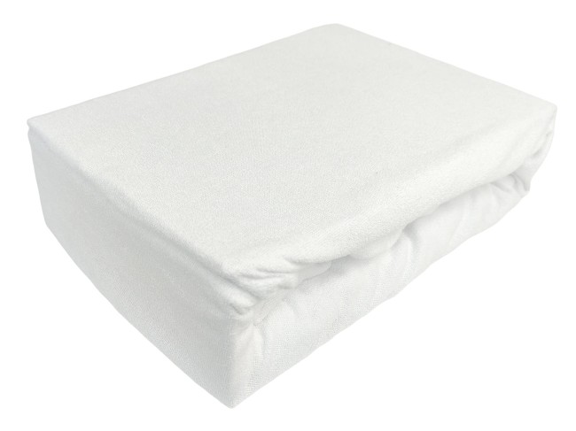 Przejdź do produktu prześcieradło z gumką frotte 140x200 białe