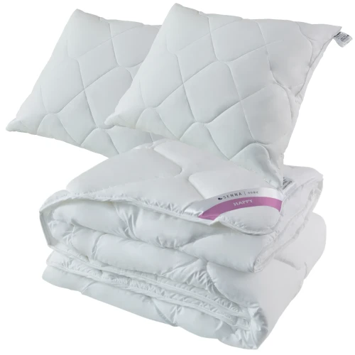 Komplet kołdra i poduszki 160x200 całoroczna HAPPY Inter Widex