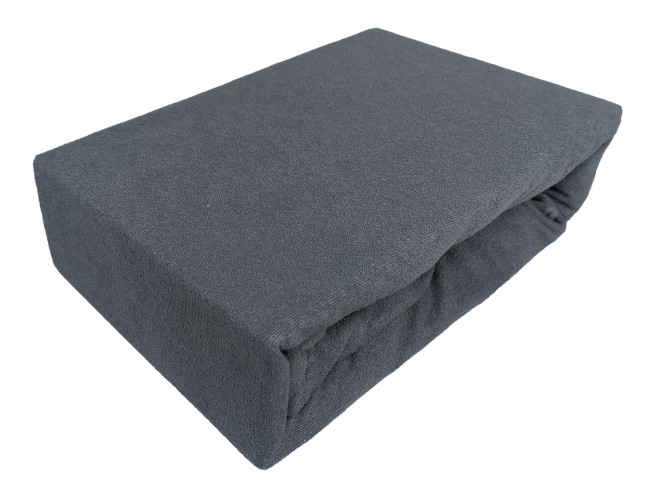 Przejdź do produktu prześcieradło z gumką frotte 180x200 grafit