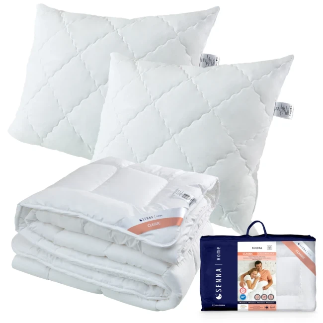 Przejdź do produktu Komplet kołdra i poduszki 160x200 CLASSIC Inter Widex