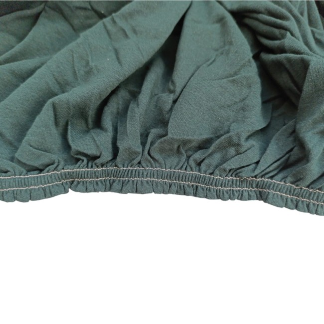 Przejdź do produktu  Prześcieradło z gumką 140x200 bawełna 100% zielone ciemne