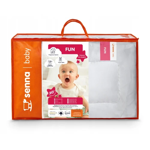 Kołdra 100x135 dla dziecka + poduszka 40x60 FUN INTER-WIDEX