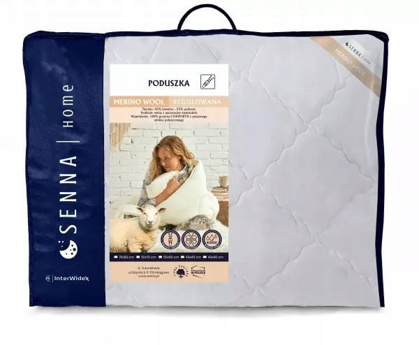 Przejdź do produktu Poduszka 70x80 MERINO WOOL Inter Widex