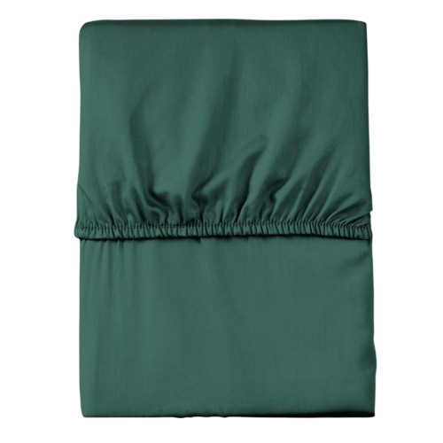 Prześcieradło z gumką 120x200 mikrofibra satynowa zielone