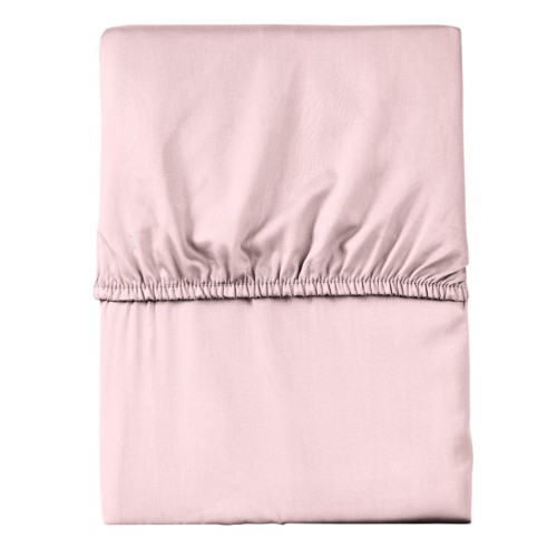 Prześcieradło z gumką 160x200 mikrofibra satynowa różowe