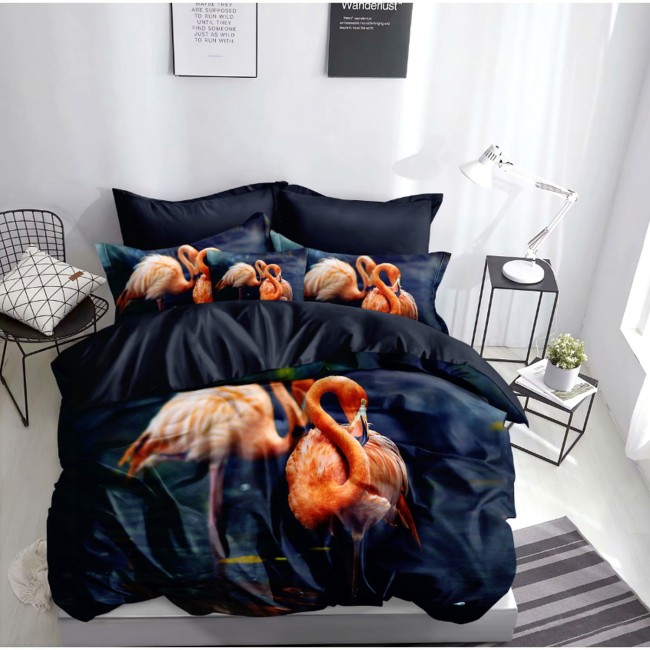 Przejdź do produktu Pościel 160x200 Flamingowy Sen SMY 3025