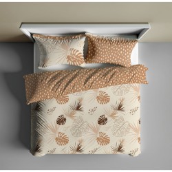 Pościel bawełniana 200x220 Egzotyczna oaza PURE COTTON 011 widok z góry