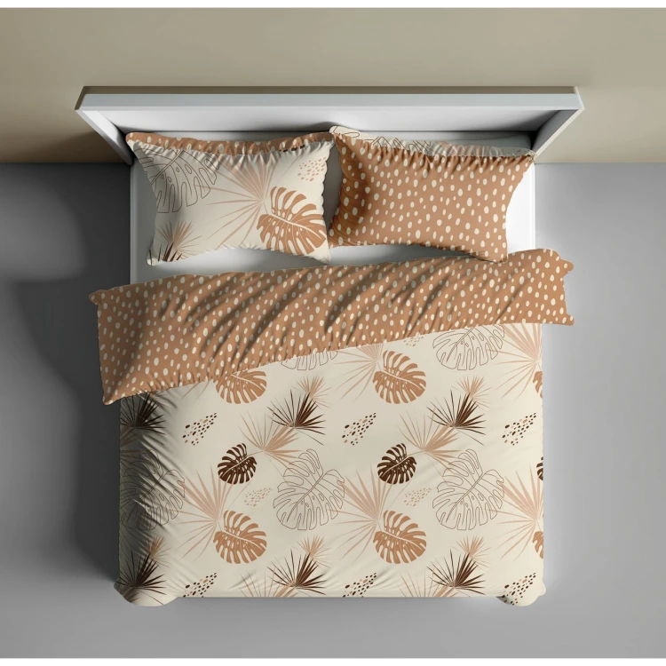 Pościel bawełniana 200x220 Egzotyczna oaza PURE COTTON 011 widok z góry