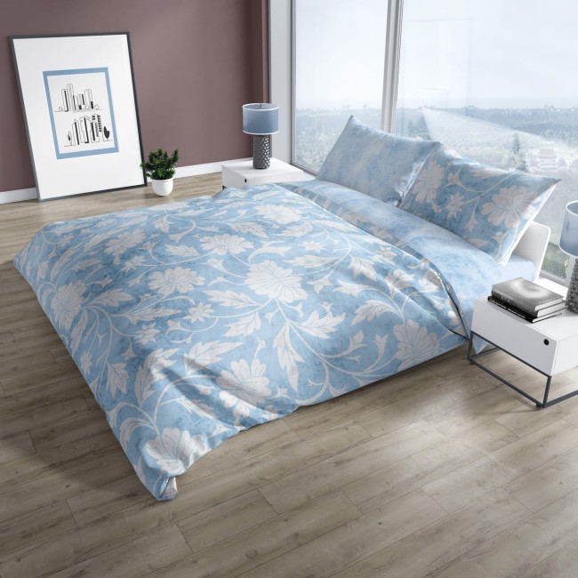 Przejdź do produktu Pościel bawełniana 160x200 Błękitna harmonia PURE COTTON 010