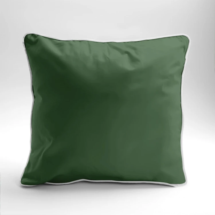 Poszewka 40x40 Pure Makosatyna z Bizą zielona