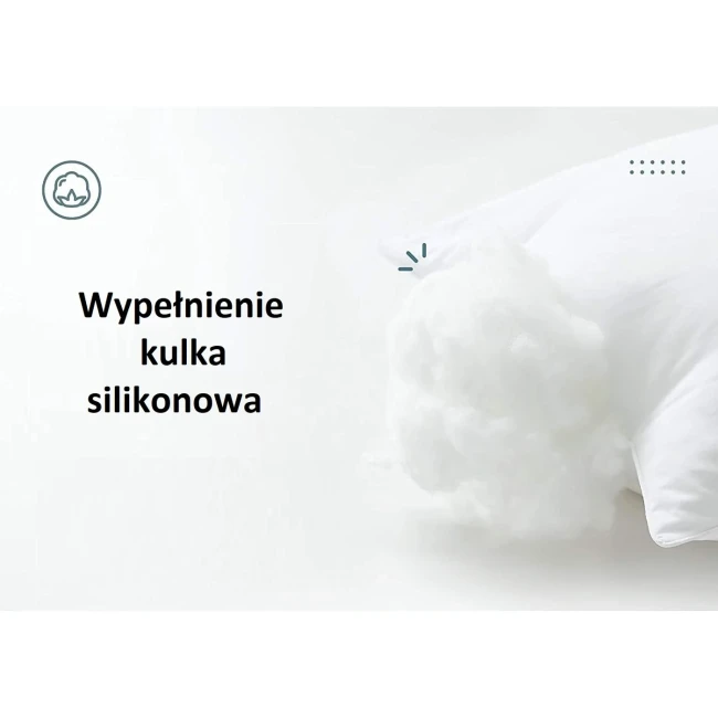 Przejdź do produktu Poduszka 40x40 jasiek soft 220g