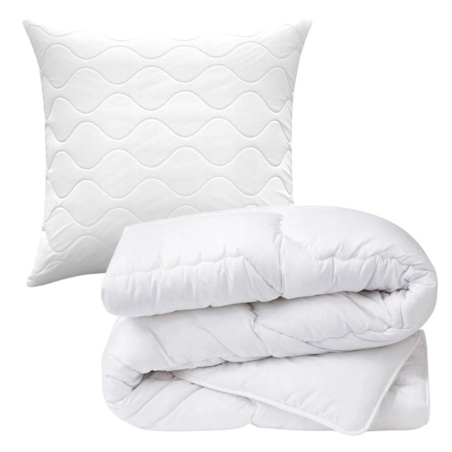 Przejdź do produktu Komplet poduszka i kołdra 160x200 całoroczny 280g 
