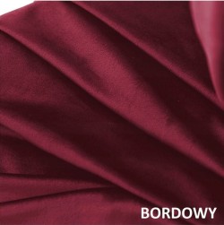 Zasłona 140x250 na przelotkach welurowa zaciemniająca bordo