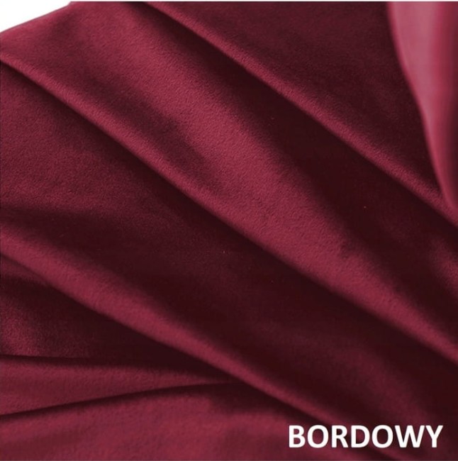 Przejdź do produktu Zasłona 140x250 na przelotkach welurowa zaciemniająca bordo