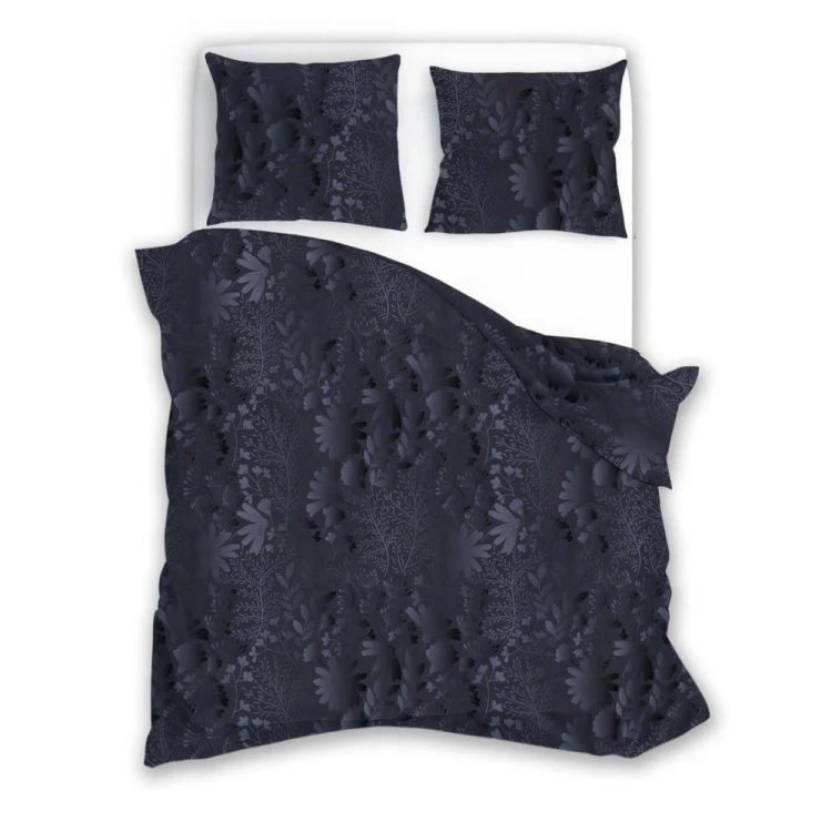 Pościel 200x220 Czarna Elegancja MILAGRO VERDE 016