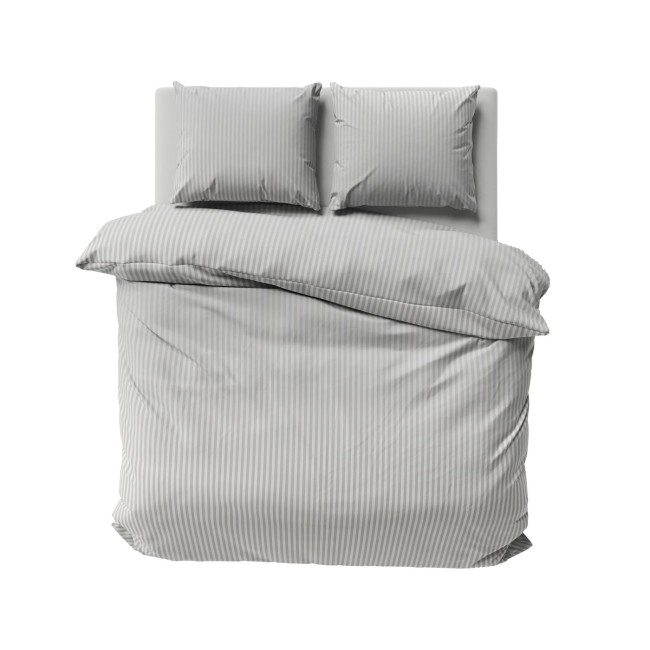 Przejdź do produktu Pościel adamaszek 200x220 Bawełna 100% satynowo-atłasowa Pure szara jasna