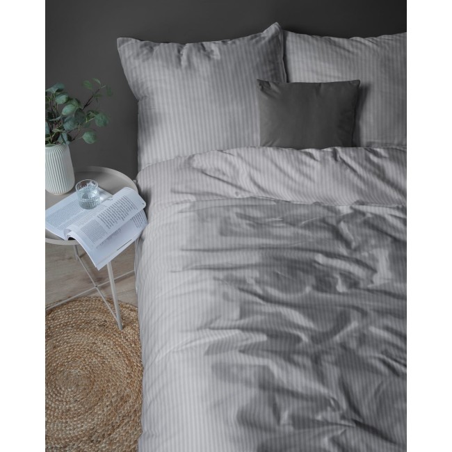 Przejdź do produktu Pościel adamaszek 160x200 Bawełna 100% satynowo-atłasowa Pure Szary