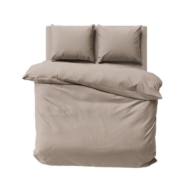 Przejdź do produktu Pościel adamaszek 200x220 Bawełna 100% satynowo-atłasowa Pure Taupe