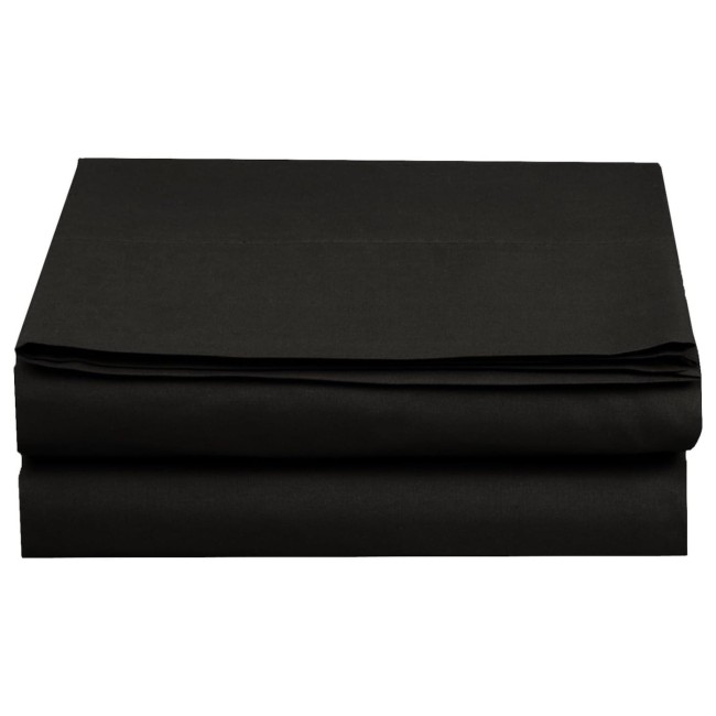 Przejdź do produktu Prześcieradło bez gumki 200x220 bawełna 100% czarny
