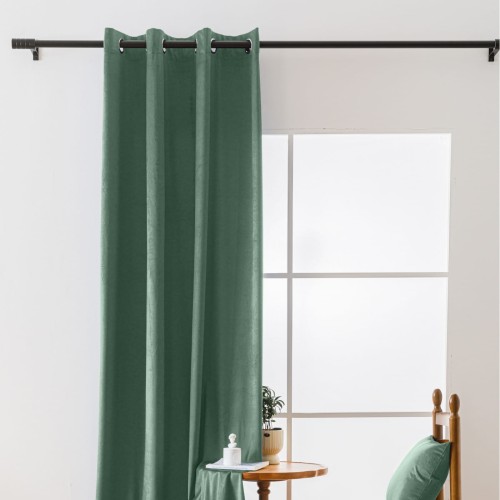 Zasłona na przelotkach 140x250 welurowa celadon