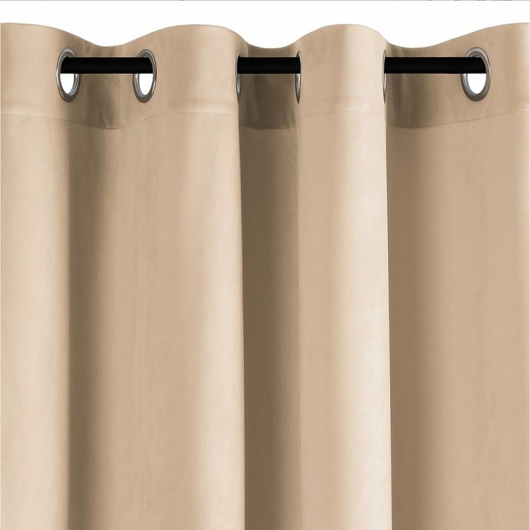 Zasłona 140x250 na przelotkach Beige