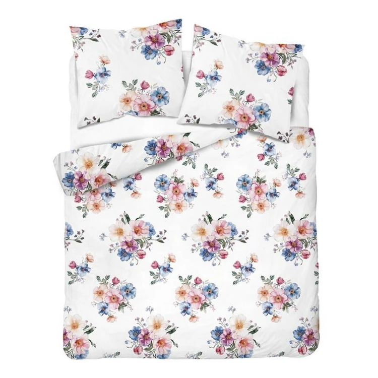 Pościel flanelowa 200x220 Wiosenne Bukiety 5629A