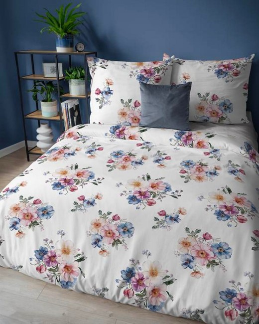 Przejdź do produktu Pościel flanelowa 200x220 Wiosenne Bukiety 5629A