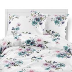 Pościel flanelowa 200x220 Wiosenne Bukiety 5629B