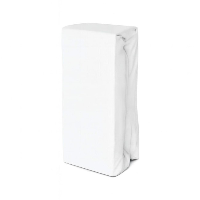 Przejdź do produktu Prześcieradło z gumką 200X220 bawełna jersey białe