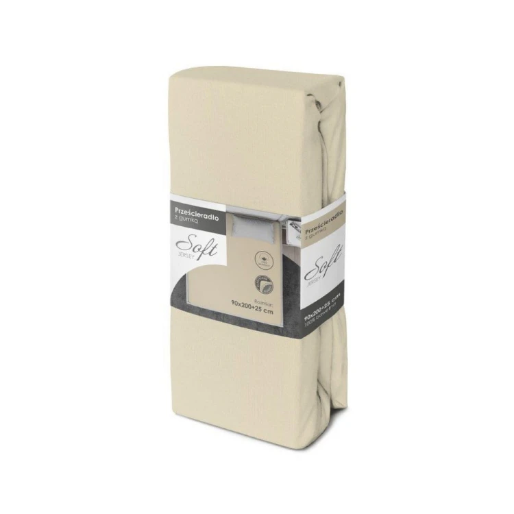 Prześcieradło jersey 90x200 soft kremowy EAN 5904541911526.jpg