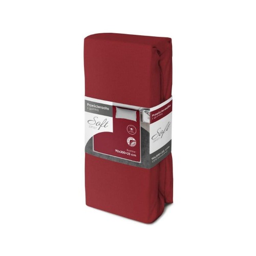 Prześcieradło jersey 90x200 soft czerwony EAN 5904541911502.jpg