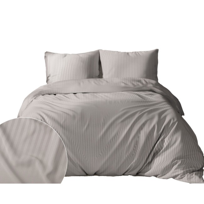 Przejdź do produktu Pościel adamaszek 160x200 Bawełna 100% satynowo-atłasowa Pure beżowa