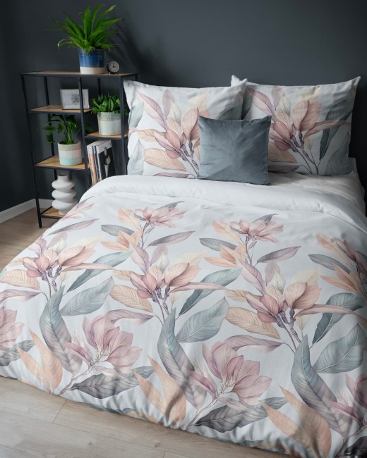 Przejdź do produktu Pościel satynowa bawełna 160x200 Spring Whisper 5539A