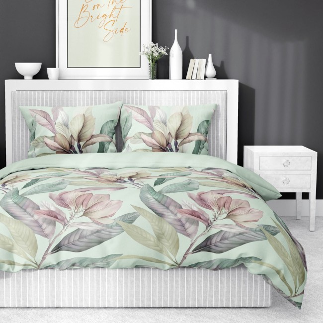 Przejdź do produktu Pościel satynowa bawełna 200x220 Spring Whisper 5539B