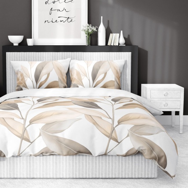 Przejdź do produktu Pościel satynowa bawełna 200x220 Nature Calm 5057B