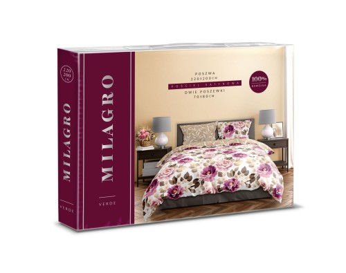 Pościel satynowa 220x200+2x70x80 Milagro Verde 017 EAN 5904541932767_1.jpg