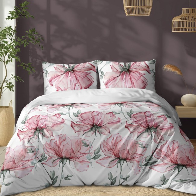 Przejdź do produktu Pościel bawełniana 160x200 Kwiatowy Dotyk 5770A
