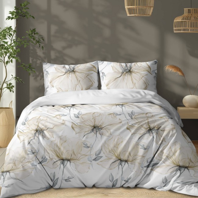 Przejdź do produktu Pościel bawełniana 160x200 Beżowy Sen 5770B