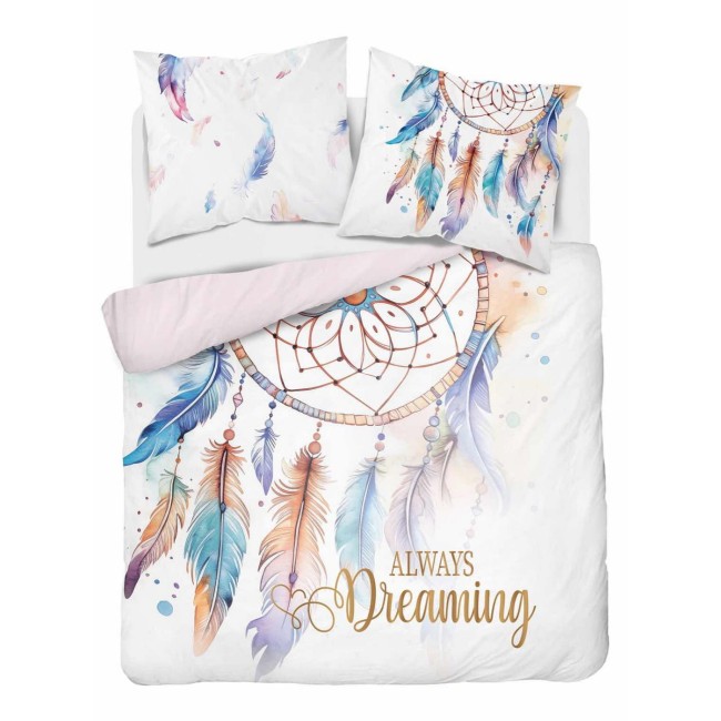 Przejdź do produktu Pościel satynowa bawełna 200x220 Boho Dream 5834A