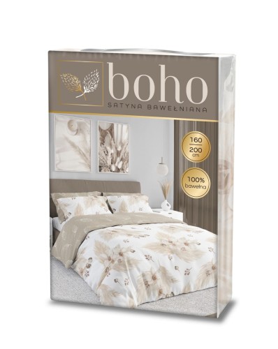 Pościel satynowa 160x200+2x70x80 Boho 005 EAN 5904541934426.jpg