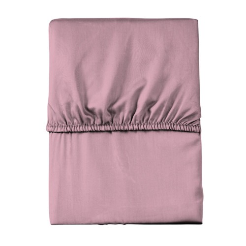 Prześcieradło z gumką 120x200 mikrofibra satynowa pastelowy róż