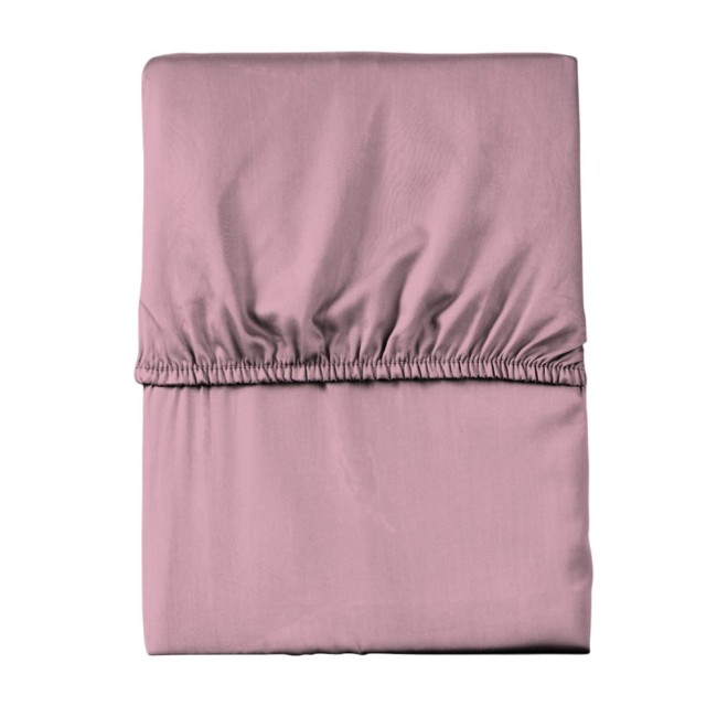 Przejdź do produktu Prześcieradło z gumką 140x200 mikrofibra satynowa pastelowy róż