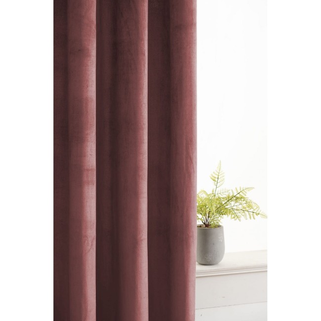 Przejdź do produktu Zasłona do salonu 140x250 na przelotkach welurowa LEATHER