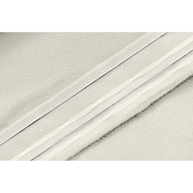 Przejdź do produktu Zasłona 140x250 na taśmie żabki welurowa off-white