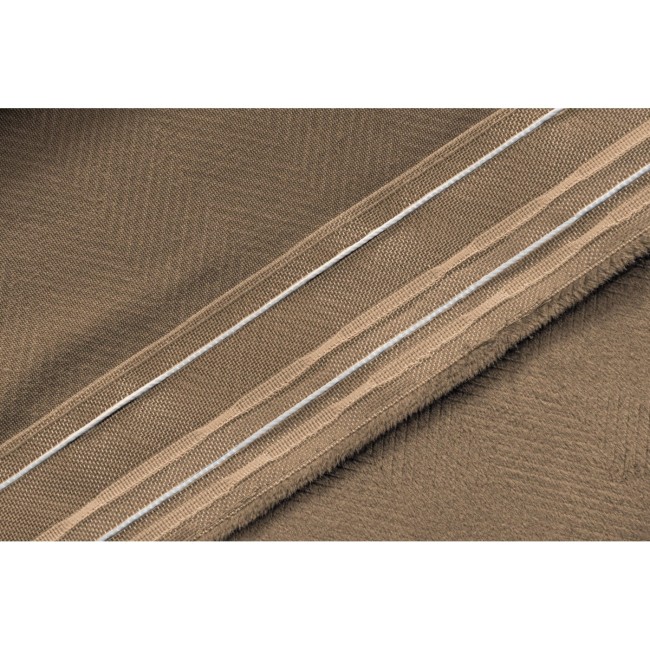 Przejdź do produktu Zasłona 140x250 na taśmie żabki welurowa KHAKI
